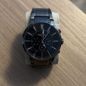 Fossil Dark Gray Chronograph Watch